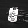 Vinjewelry Stainless Steel Motivational Encouragement Pendant Necklace Gift for Friend/Daughter/Niece/Granddaughter/Son