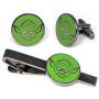 SharedImagination Yoda Cufflinks, Star Wars Tie Clip, Jedi Tie Tack Jewelry, Darth Vader Cuff Links, Kylo Stormtrooper Death Star Gift, Star Wars C3PO Lightsaber Wedding Party Groomsman Gifts