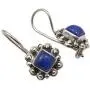 SilverStarJewel 925 Sterling Silver Lapis Lazuli Earrings 0.9'' Gemstone Gift SilverStarJewel 925 Sterling Silver Lapis Lazuli Earrings 0.9'' Gemstone Gift