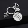 PENQI Medical Assistant Keychain MA Gift Everybody Relax The Medical Assistant is Here Keychain Medical Assistant Appreciation Gift Thank You Gift
