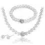 Brishow Wedding Pearl Necklace Earrings Bracelet Jewelry Set Silver Bride Crystal Pearl Chain Bridal Fit for Women and Girls Brishow Wedding Pearl Necklace Earrings Bracelet Jewelry Set Silver Bride Crystal Pearl Chain Bridal Fit for Women and Girls