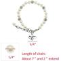 LParkin Sister Bracelets Big Sister Little Sister Middle Sister Bracelet Set Sister Gift Pearl Jewelry