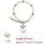 LParkin Sister Bracelets Big Sister Little Sister Middle Sister Bracelet Set Sister Gift Pearl Jewelry