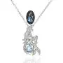Mermaid Luminous Pendant Necklace for Women Teen Girl Gift Jewelry