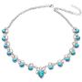 Boho Turquoise Long Beaded Necklaces Summer Beach Necklace Chain Fashion Jewelry Vintage Ethnic Alloy Pendant Jewelry for Women and Girls