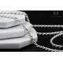 925 Italian Sterling Silver 1mm - 5.5mm Solid Rope Diamond Cut Chain, FREE Microfiber Cloth, ITProLux Link Necklace & Bracelet, Giorgio Bergamo