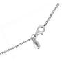 Ollia Jewelry 925 Sterling Silver 1.5mm Adjustable Rolo Chain Necklace with Lobster Claw Clasp Fit European Style Beads and Charms