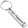 BEKECH Spit Happens Alpaca Keychain Funny Llama Jewelry Alpaca Themed Stainless Steel Keychain Cute Llama Gifts Mama Llama Gift for Alpaca Lovers Animal Jewelry Gift for Friends