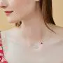 CDE 925 Sterling Silver Necklace Infinity Heart Symbol Charm Endless Love Women Pendant Embellished with Crystal Christmas Jewelry Gift Birthday Gift for Mom Women Wife Girls Her