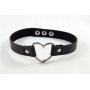Vintage Gothic Collar Punk Goth Emo Heart Leather Choker Necklace for Girls Women
