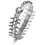 Womens Punk Centipede Stainless Steel Bracelet for Women Bracelets & Bangles Charms Bracelets Men Pulseira Jewelry Gift
