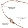 A+O Gift for Mom, Aunt, Grandma - Solitaire Halo Necklace in Gold, Rose Gold, Silver