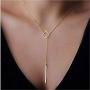 Punk Simple Style Gold/Silver Plated Lightning Long Exaggerated Square Geometric Stick Drop Dangle Earring for Women