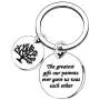 Sister Brother Gifts Key Chain for Daughter Son Family Tree - The Greatest Gift Our Parents Ever gave us was Each Other