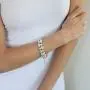 Mariell Silver Petite Length 6 1/2'' Wedding Bracelet with Bold CZ Mosaic for Brides and Bridesmaids Mariell Silver Petite Length 6 1/2'' Wedding Bracelet with Bold CZ Mosaic for Brides and Bridesmaids