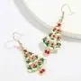 ALoveSoul Christmas Earrings for Women - Xmas Dress Up Jewelry Earrings, Christmas Tree Earrings, Apple Earrings, Ball Asymmetric Earrings