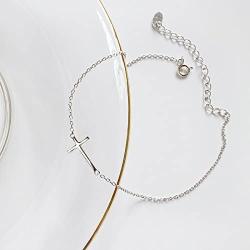 Anklet for Women 925 Sterling Silver Adjustable Ankle Bracelet Beach Style Foot Chain Jewelry