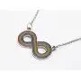 GuDeKe Rainbow Gay Pride LGBT Infinity Necklace Pendant Gift for Men/Women