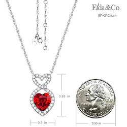Mothers Day Birthday Gifts for mom Double Hearts Forever Love Infinity Jewelry April Simulated Diamond Birthstones Emerald Peridont and more stones Necklace for Wife Sterling Silver
