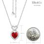 Mothers Day Birthday Gifts for mom Double Hearts Forever Love Infinity Jewelry April Simulated Diamond Birthstones Emerald Peridont and more stones Necklace for Wife Sterling Silver