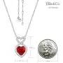 Mothers Day Birthday Gifts for mom Double Hearts Forever Love Infinity Jewelry April Simulated Diamond Birthstones Emerald Peridont and more stones Necklace for Wife Sterling Silver