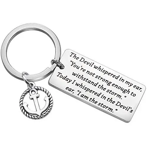 FUSTMW I AM The Storm Inspirational Cuff Bracelet Motivating Jewelry Encouragement Gift (I Am The Storm Keychain) FUSTMW I AM The Storm Inspirational Cuff Bracelet Motivating Jewelry Encouragement Gift (I Am The Storm Keychain)