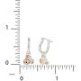 Disney Minnie Mouse Birthstone Jewelry for Women and Girls, Minnie Mouse Crystal Hoop Earrings