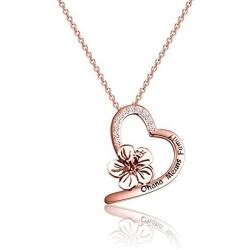 FOTAP Ohana Bracelet Hibiscus Flower Jewelry Ohana Means Family Necklace OHANA Fans Jewelry BFF Jewelry