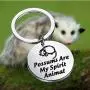 CENWA Funny Possum Gift Opossum Lover Gift Possums are My Spirit Animal Keychain Wildlife Rescue Gift Opossum Mom Gift CENWA Funny Possum Gift Opossum Lover Gift Possums are My Spirit Animal Keychain Wildlife Rescue Gift Opossum Mom Gift