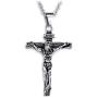 Cross Necklace for Men Stainless Steel Silver Gold Crucifix Pendant Necklace Simple Jewelry Gifts, 22 inches Chain