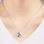 Sapphire Necklace Square Pendant Necklace September Birthstone Choker Necklace Charms for Women Mothers Teens Girls Wedding Birthday Party Jewelry Fashion Gifts Sapphire Necklace Square Pendant Necklace September Birthstone Choker Necklace Charms for Women Mothers Teens Girls Wedding Birthday Party Jewelry Fashion Gifts