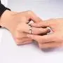 King Will Classic Stainless Steel Mens Wedding Ring Original Color Chains inlay Retro Style Comfort Fit
