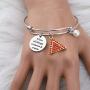 SEIRAA Delta Sigma Theta Sorority DST Jewelry Greek Soror Gift I Love All Things Crimson and Cream Bracelet