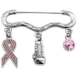 CENWA Breast Cancer Awareness Gift Pink Ribbon Pin Breast Cancer Survivor Gifts Breast Cancer Support Jewelry