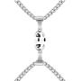 ZEINZE Stainless Steel Magnetic Couple Necklace, Matching Gift for Him Her Women Men Boyfriend Girlfriend Birthday Anniversary Christmas