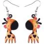 NEWEI Acrylic Wild African Giraffe Earrings For Women Dangle Drop Cartoon Jungle Animal Jewelry Gifts Charm NEWEI Acrylic Wild African Giraffe Earrings For Women Dangle Drop Cartoon Jungle Animal Jewelry Gifts Charm