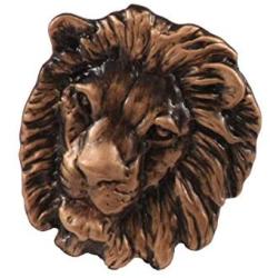 Creative Pewter Designs Lion Pin, Highly Detailed Metal Brooch | Made in USA