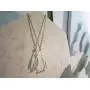 La Menagerie Penguin Silver Origami Jewelry & Silver Geometric Necklace – 925 Sterling Plated Silver Necklace & Penguin Necklaces for Women – Penguin Necklace for Girls & Origami Necklace
