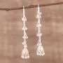 NOVICA .925 Sterling Silver Dangle Earrings Radiant Chimes NOVICA .925 Sterling Silver Dangle Earrings Radiant Chimes
