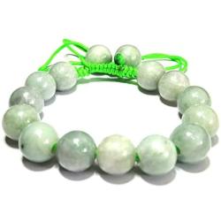Karatgem Jewelry Multi-Style Genuine Jadeite Jade Adjustable Rope String Bracelet Bangle Beads