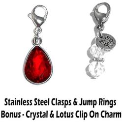 Clip On Charm, Build Your Own Bracelet, Bag, Purse, Handbag, Message, Inspirational, Keychain, Zipper Pull, Jewelry