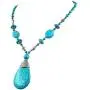 Suyi Long Pendant Turquoise Necklace for Women Bohemian Handmade Beaded Necklace Jewelry Suyi Long Pendant Turquoise Necklace for Women Bohemian Handmade Beaded Necklace Jewelry