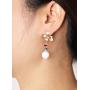 la Brillery Stunning Multi Gemstone Drop Earrings Dangle Earring Long Unique Design Trendy Fashion Jewelry for Women Gilrs.