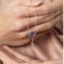 Absent Design Flying Balloon Necklace for Teen Girls | Unique Jewelry for Women | Multicolor Necklace with Flying Balloon Pendant for Girlfriend.