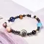 Solar System Bracelet The Eight Planets Guardian Star Earth Space Universe Galaxy Gemstone Beads Bracelet Solar System Bracelet The Eight Planets Guardian Star Earth Space Universe Galaxy Gemstone Beads Bracelet