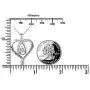 925 Sterling Silver Jewelry Engraved Love Heart Pendant Necklace Gift for Women Girls Mum 925 Sterling Silver Jewelry Engraved Love Heart Pendant Necklace Gift for Women Girls Mum