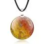 Suvani Jewelry Hand Blown Venetian Murano Glass Stardust Round Puff Pendant Necklace, 18-20 inches Suvani Jewelry Hand Blown Venetian Murano Glass Stardust Round Puff Pendant Necklace, 18-20 inches