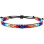 KELITCH Women Pearl Bracelets Wax Rope Wrap Bracelets Miyuki Beads Friendship Jewelry for Summer