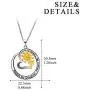YFN Sterling Silver Always My Sister / Daughter Forever My Friend Pendant Necklace Jewelry, Birthday Jewelry Gift Necklaces for Sisters Daughter