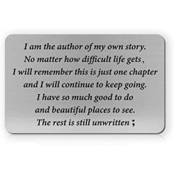 Semicolon Jewelry Mental Health Awareness Gift Wallet Insert Suicide Awareness Mental Illness Wwareness Gift New Beginning Gift